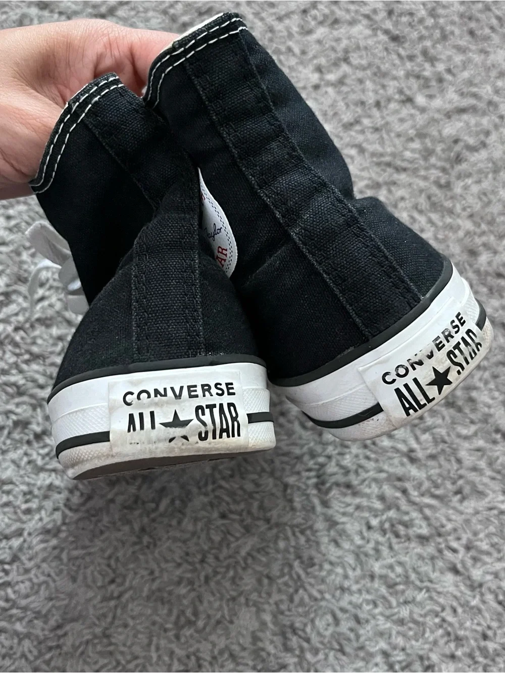 Women’s black converse